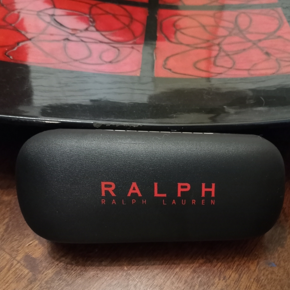 Ralph Lauren Eyeglass Case in Red and Black